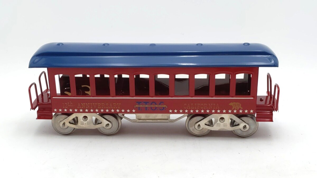 McCoy 1978 Standard Gauge TTOS California Pullman Car LN