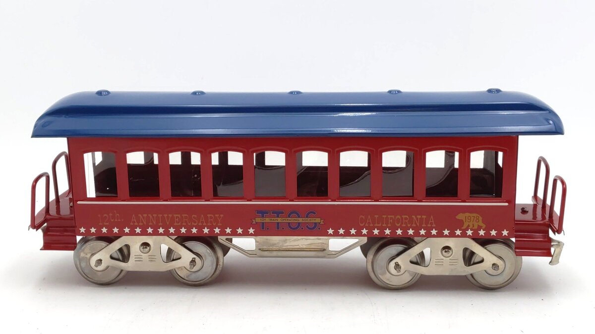 McCoy 1978 Standard Gauge TTOS California Pullman Car LN