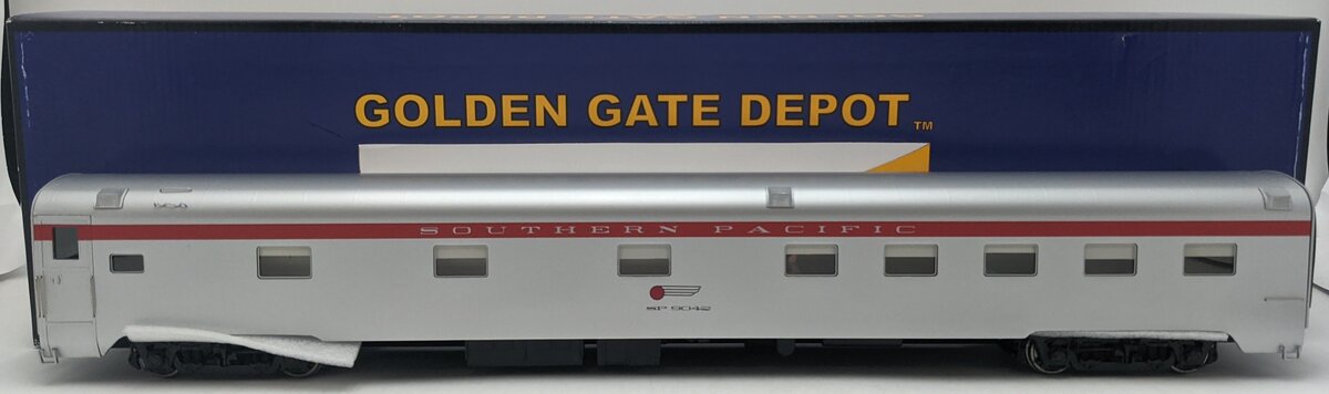 Golden Gate Depot O Southern Pacific Aluminum 10-6 Sleeper Car #9042 (2-Rail) EX/Box