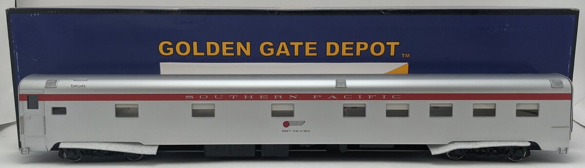 Golden Gate Depot O Southern Pacific Aluminum 10-6 Sleeper Car #9039 (2-Rail) EX/Box