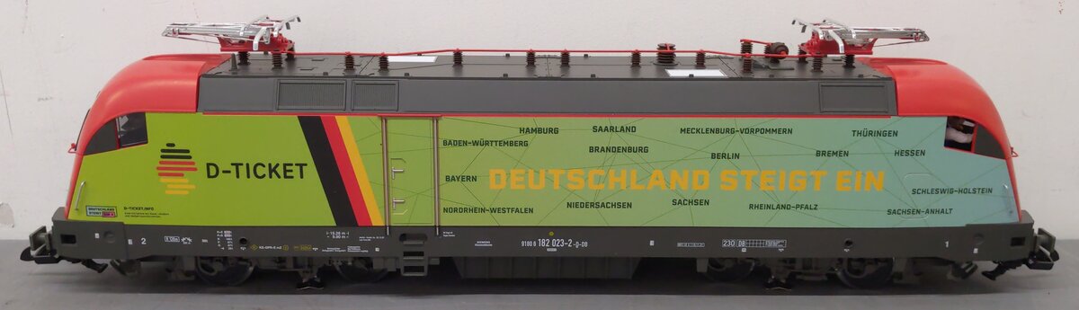 Piko 37401 G D-Ticket DB VI BR182 Taurus Electric Locomotive