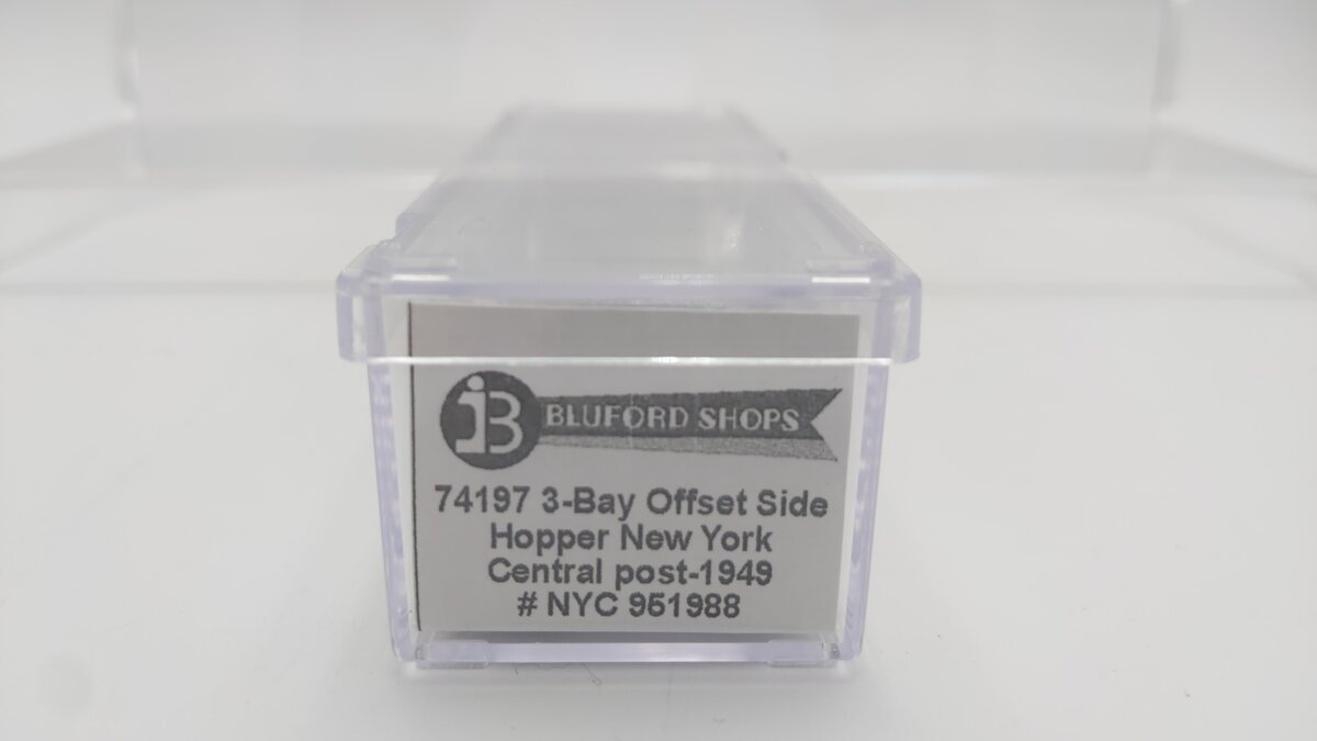 Bluford Shops 74197 N New York Central 70 Ton 3-Bay Offset Side Hopper #951988