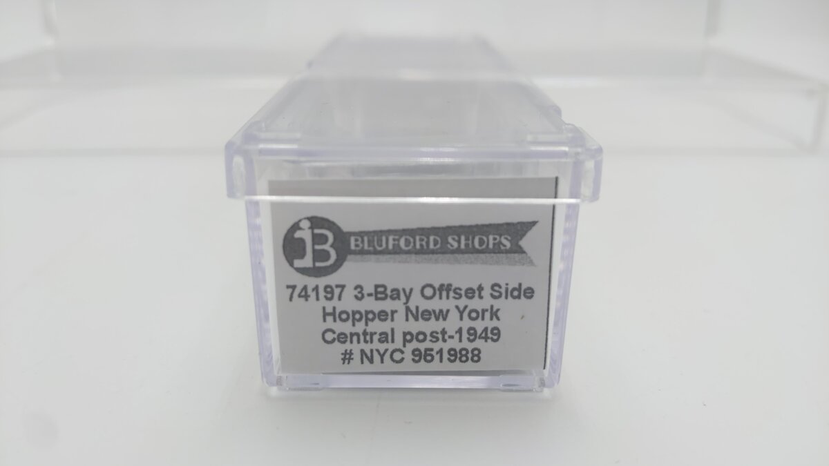 Bluford Shops 74197 N New York Central 70 Ton 3-Bay Offset Side Hopper #951988