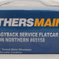 Walthers 910-5128 HO Burlington Northern 53' GSC Piggyback Service Flatcar