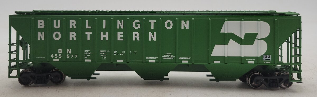 Athearn 18763 HO Burlington Northern RTR PS 4740 Covered Hopper/Late #455577