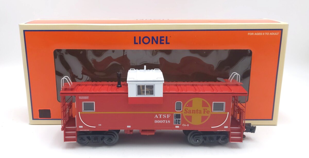 Lionel 6-17673 O Gauge Santa Fe Extended Vision Caboose VG/Box
