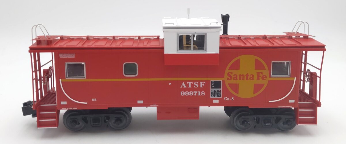 Lionel 6-17673 O Gauge Santa Fe Extended Vision Caboose VG/Box