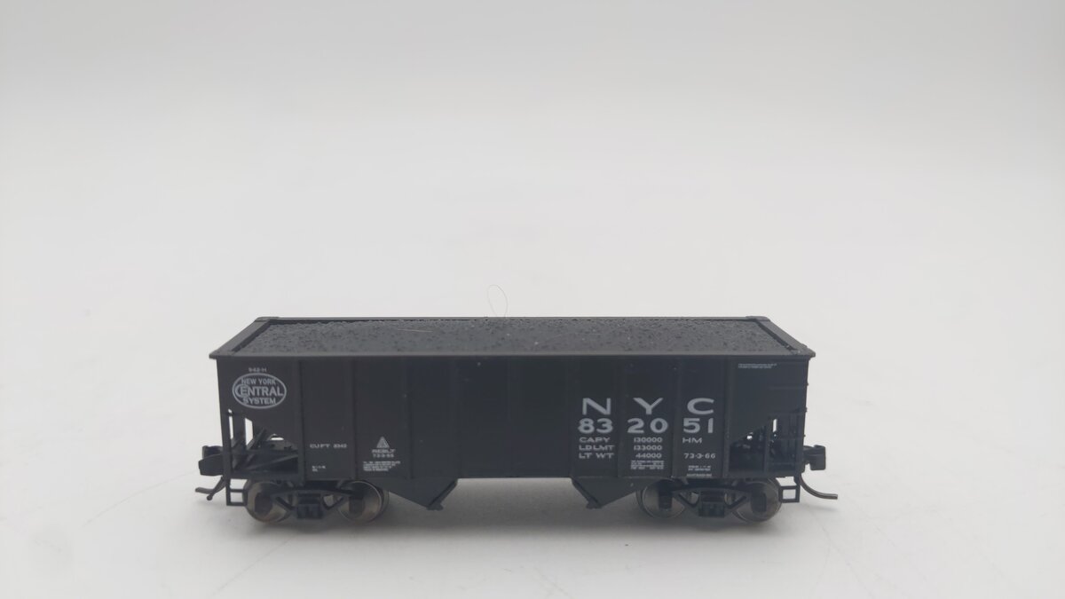 Bluford Shops 65278 N New York Central 8-Panel 2-Bay Hopper #832051 LN/Box