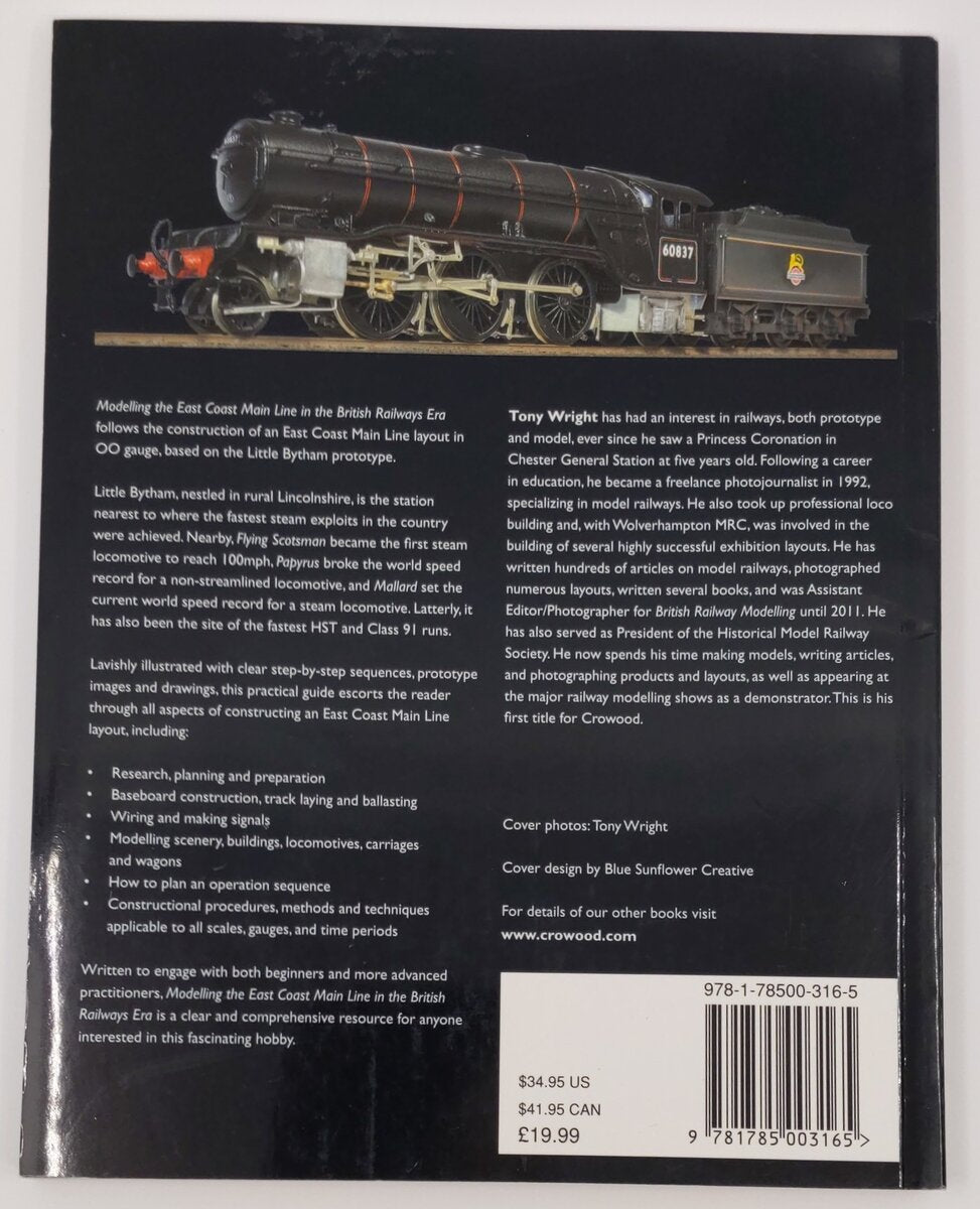 Modelling the East Coast Main Line in the British Railways Era Paperback Book EX
