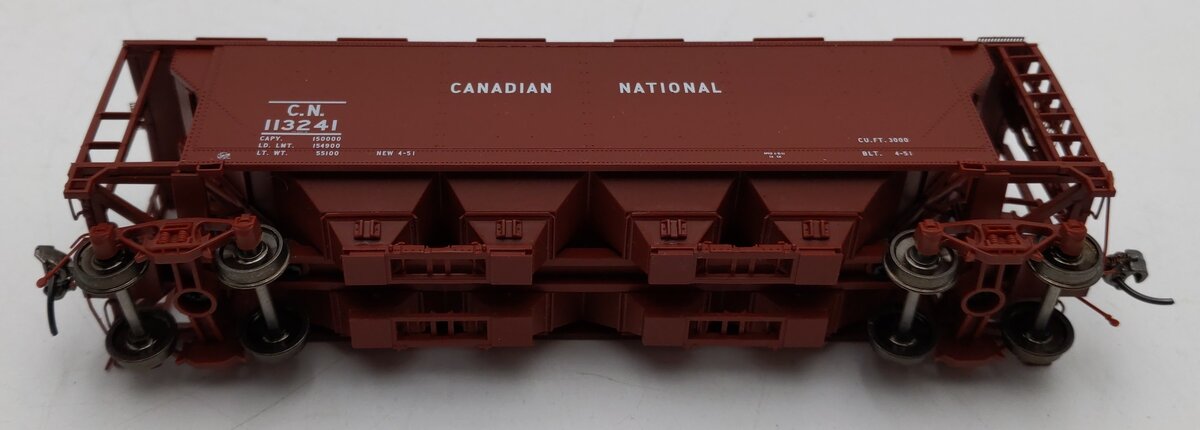 Atlas 20006359 HO CN 12 Hatch Slab Side Covered Hopper #113241