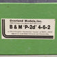 Overland OMI-0111 O 2-Rail BRASS B&M 'P-2d' 4-6-2 Steam Locomotive w/Tender VG/Box