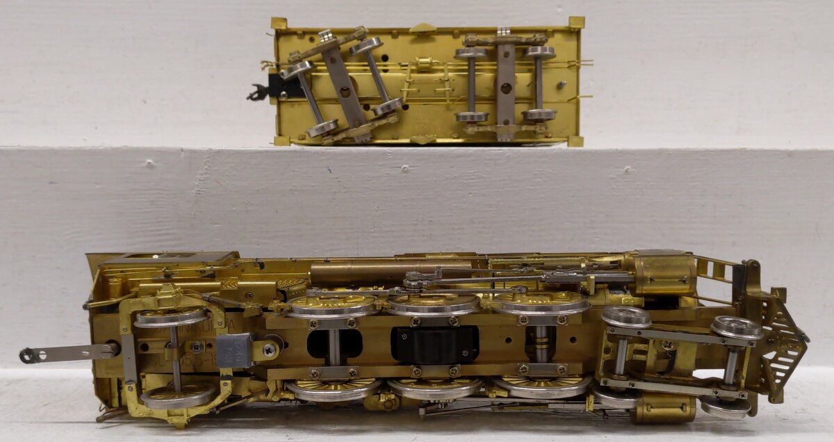 Overland OMI-0111 O 2-Rail BRASS B&M 'P-2d' 4-6-2 Steam Locomotive w/Tender VG/Box