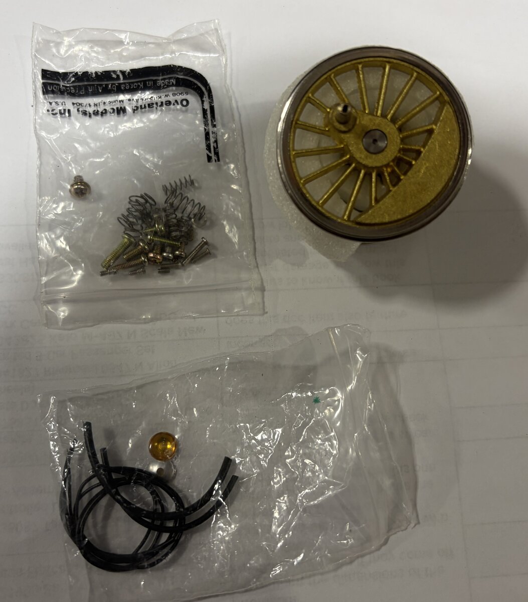 Overland OMI-0111 O 2-Rail BRASS B&M 'P-2d' 4-6-2 Steam Locomotive w/Tender VG/Box