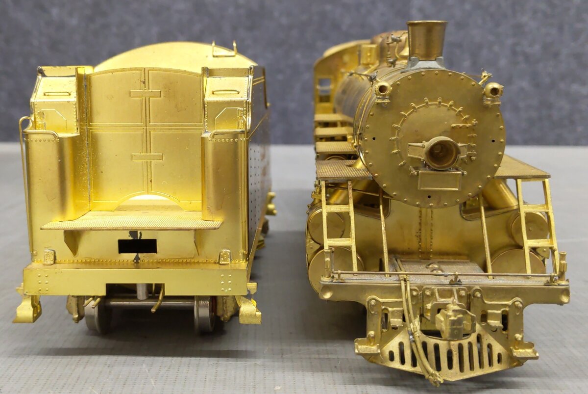 Overland OMI-0111 O 2-Rail BRASS B&M 'P-2d' 4-6-2 Steam Locomotive w/Tender VG/Box