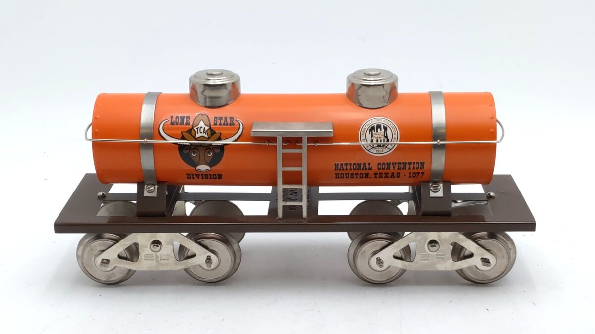 McCoy 1000-77 Standard Gauge 1977 Lone Star TCA Tank Car VG
