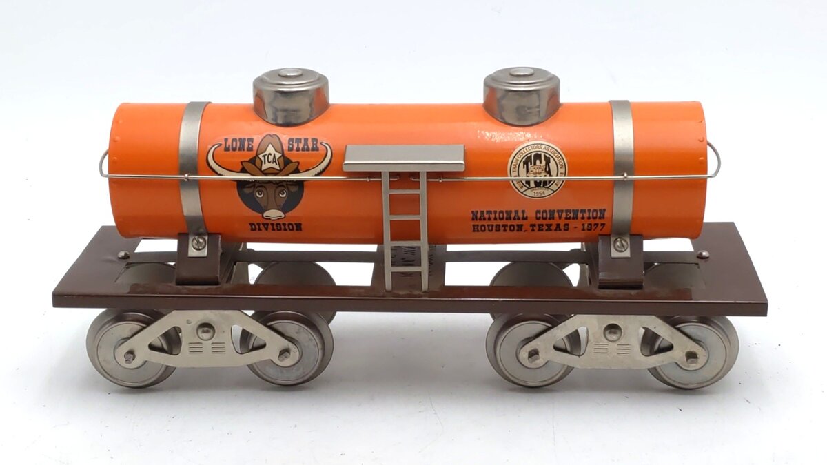 McCoy 1000-77 Standard Gauge 1977 Lone Star TCA Tank Car EX