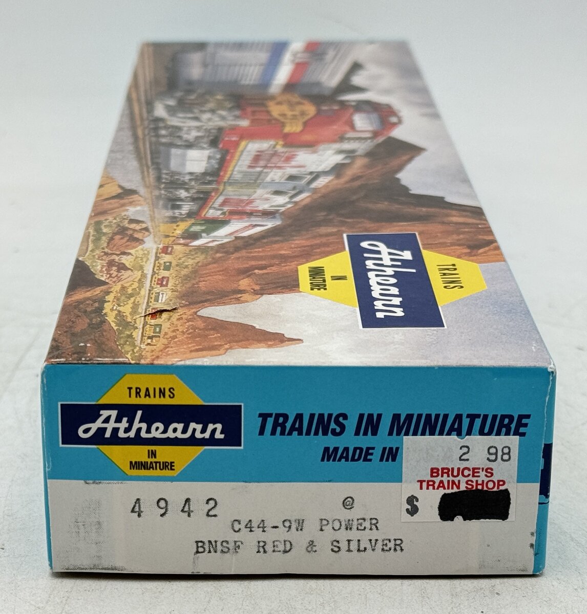 Athearn 4942 HO Burlington Northern Santa Fe C44-9W Powered Locomotive VG/Box