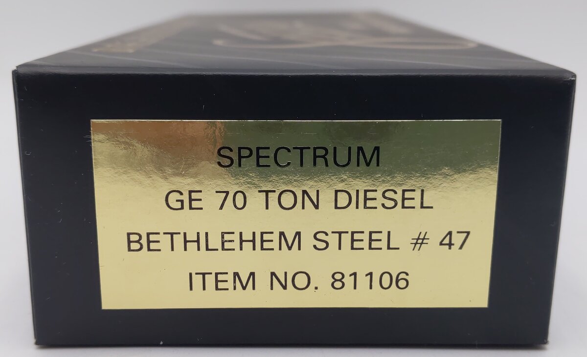 Spectrum 81106 HO Scale Bethlehem Steel GE 70 Ton Diesel Locomotive EX/Box