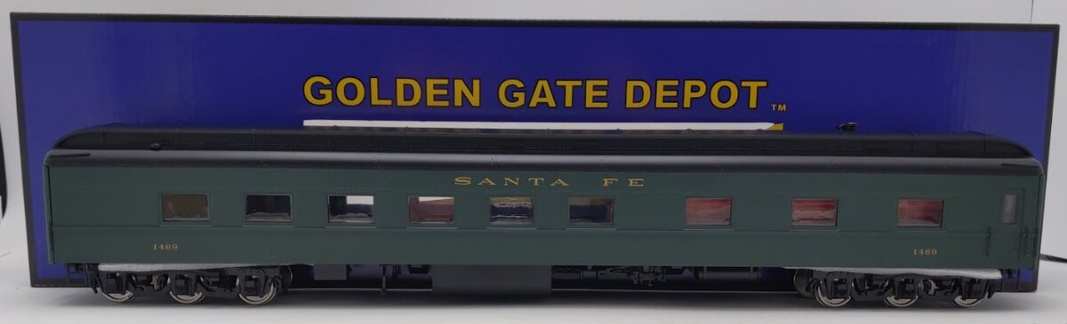 Golden Gate Depot O Scale Santa Fe Heavyweight Diner Car #1469 (2Rail) EX/Box