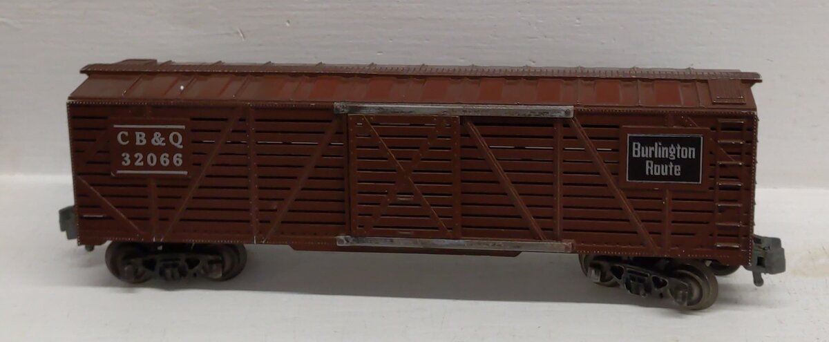 KMT 32066 Vintage O Chicago, Burlington & Quincy Stock Car VG/Box