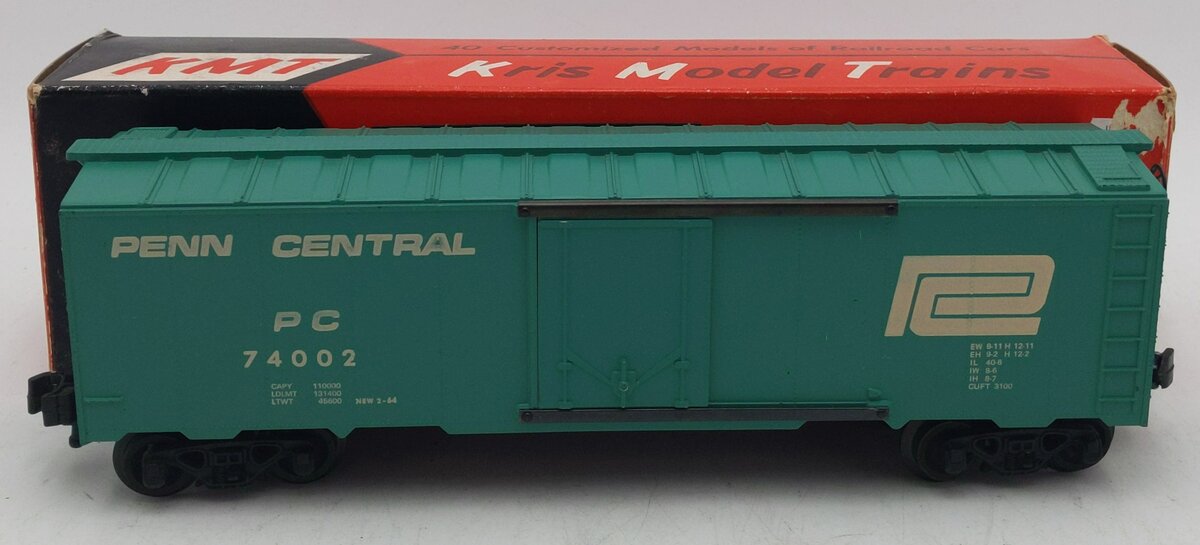 KMT 56 O Gauge Penn Central Boxcar EX/Box