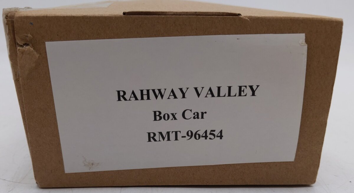 RMT 96454 O Gauge Rahway Valley Box Car #1262 MT/Box