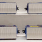 MTH 30-70108 O Christmas 50' Double Door 4Car Boxcar Set w/ LED Holiday Lights EX/Box