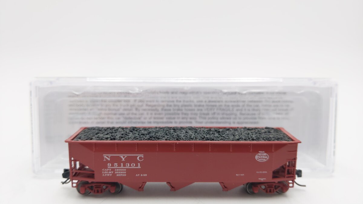 Bluford Shops 74198 N New York Central 70 Ton 3-Bay Offset Side Hopper #951301