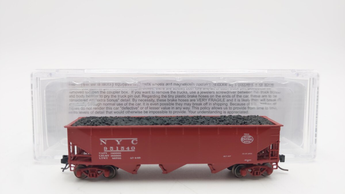 Bluford Shops 74194 N New York Central 70 Ton 3-Bay Offset Side Hopper #951540