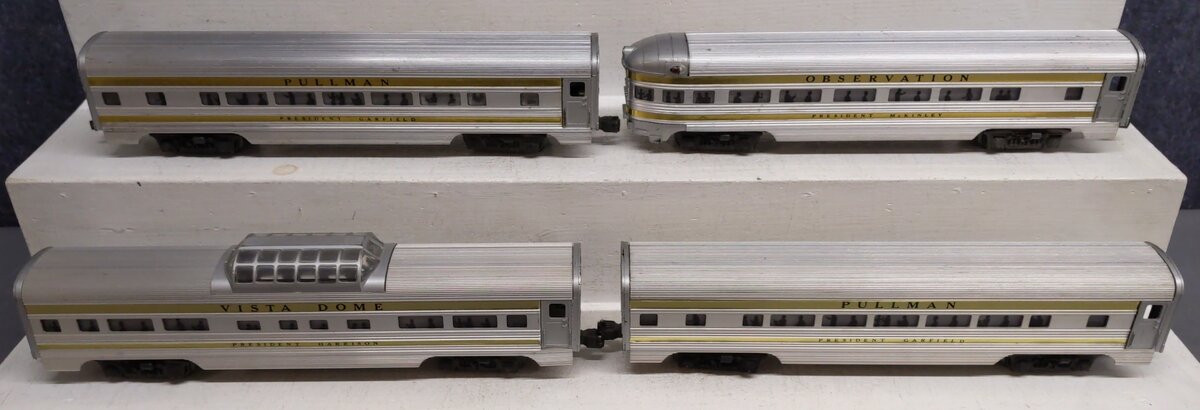 Lionel Vintage O Gauge Presidential Passenger Cars: 2521, 2522, 2523(2) [4] VG
