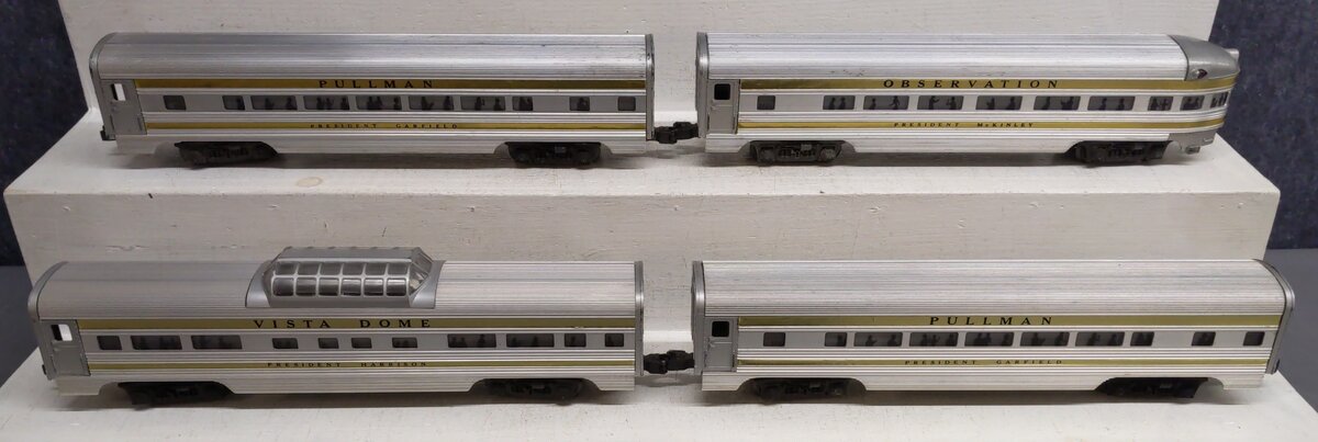 Lionel Vintage O Gauge Presidential Passenger Cars: 2521, 2522, 2523(2) [4] VG
