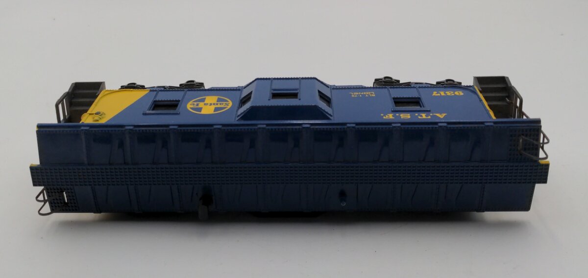 Lionel 6-9317 O Gauge AT&SF Blue & Yellow Bay Window Caboose #9317 LN/Box