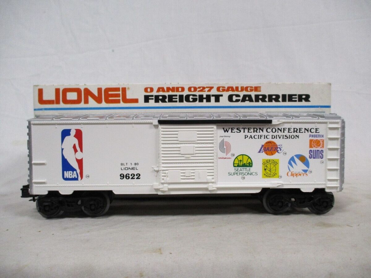 Lionel 6-9622 O Gauge NBA Western Conference Boxcar LN/Box