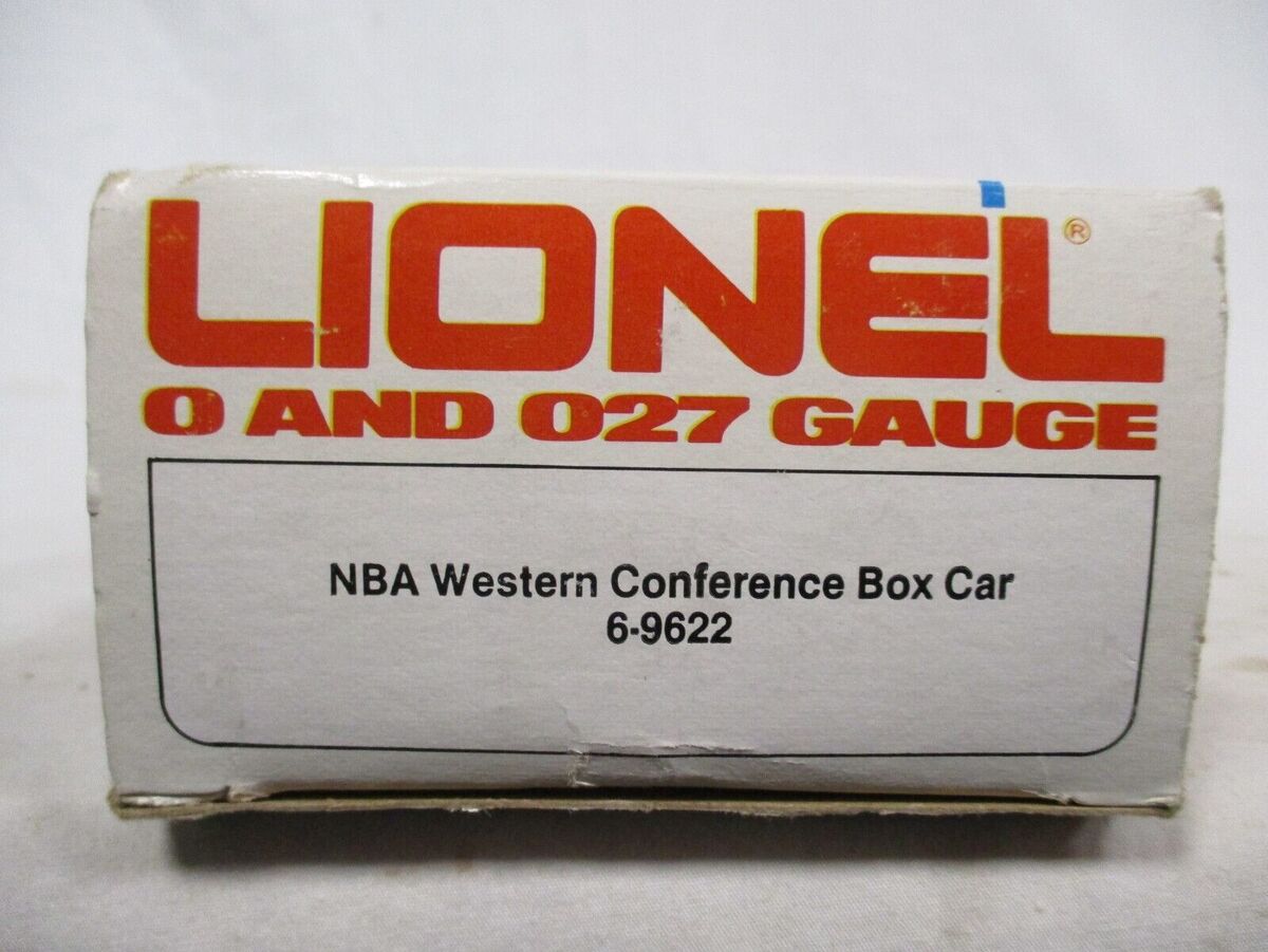 Lionel 6-9622 O Gauge NBA Western Conference Boxcar LN/Box
