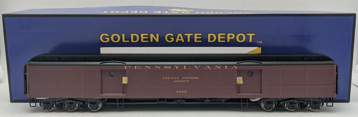 Golden Gate Depot O Scale 2-Rail Pennsylvania RR Heavy Weight Baggage Car #6050 EX/Box
