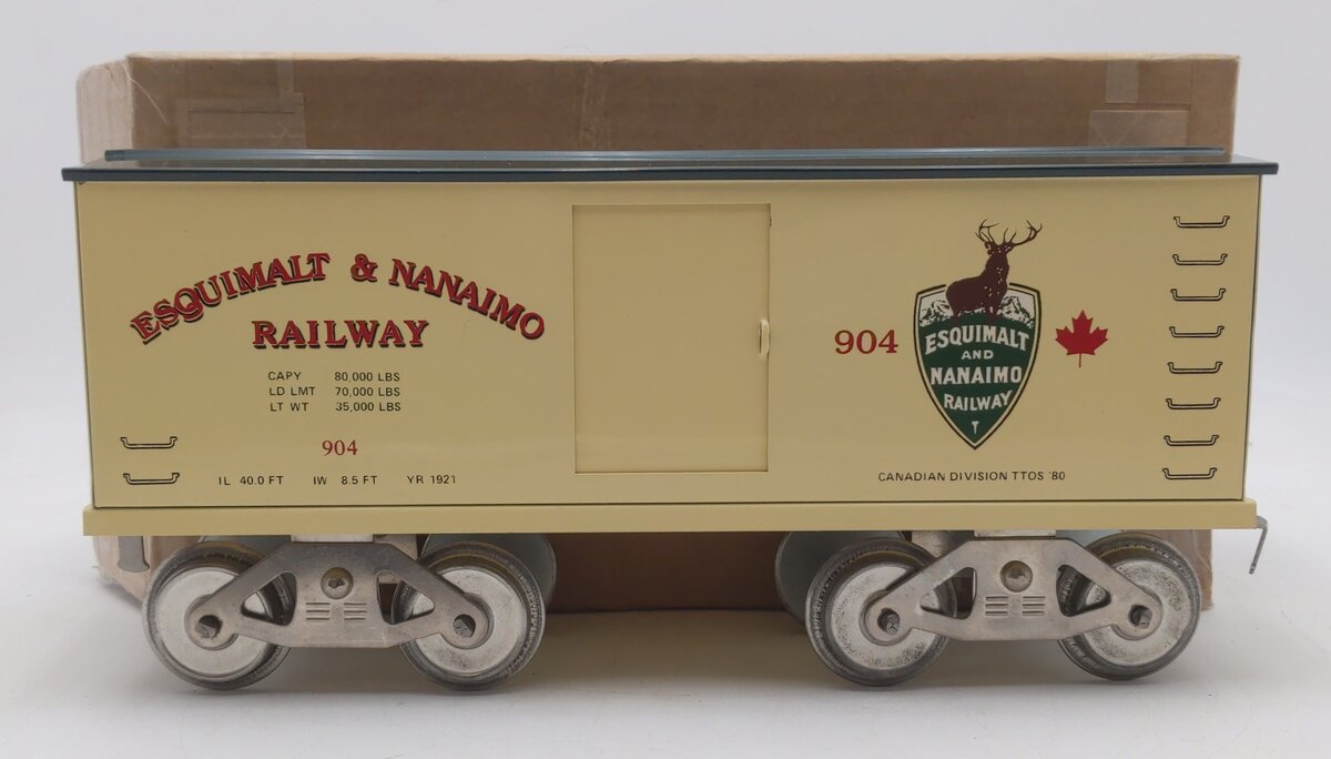 McCoy 904 Standard Gauge Esquimalt and Nanaimo Boxcar EX/Box