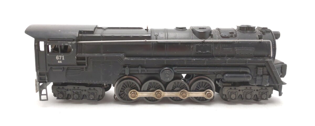 Lionel 671 Vintage O 6-8-6 Die-Cast Steam Turbine Locomotive VG