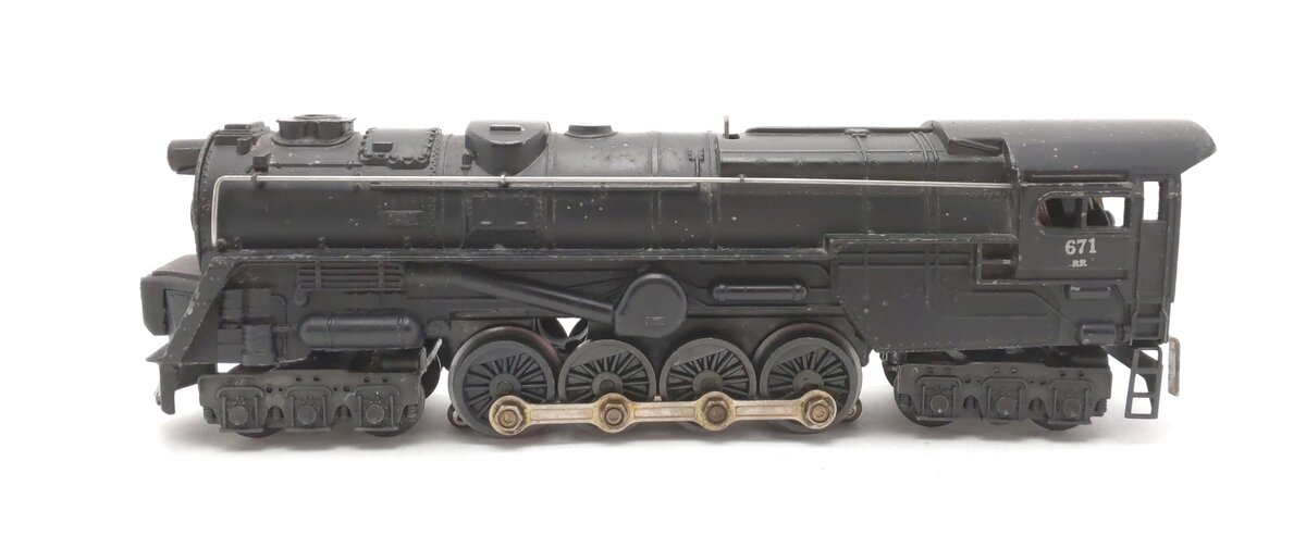 Lionel 671 Vintage O 6-8-6 Die-Cast Steam Turbine Locomotive VG