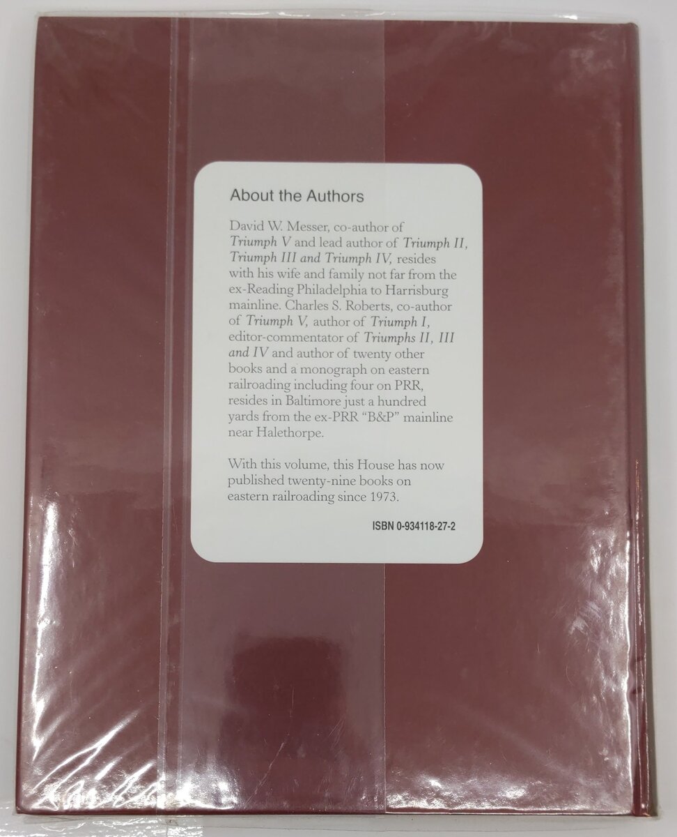 Triumph V Hardcover Book By David W. Messer and Charles S. Roberts VG