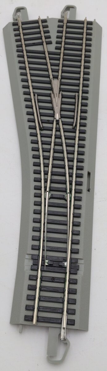 Bachmann 44557 HO Nickel Silver #4 E-Z Track Left-Hand Remote Switch Turnout EX