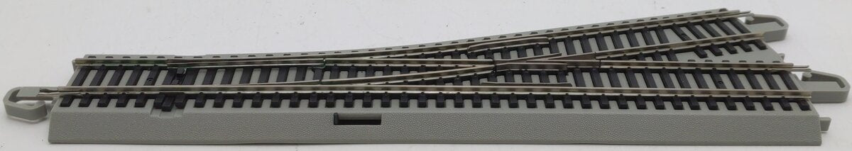 Bachmann 44557 HO Nickel Silver #4 E-Z Track Left-Hand Remote Switch Turnout EX