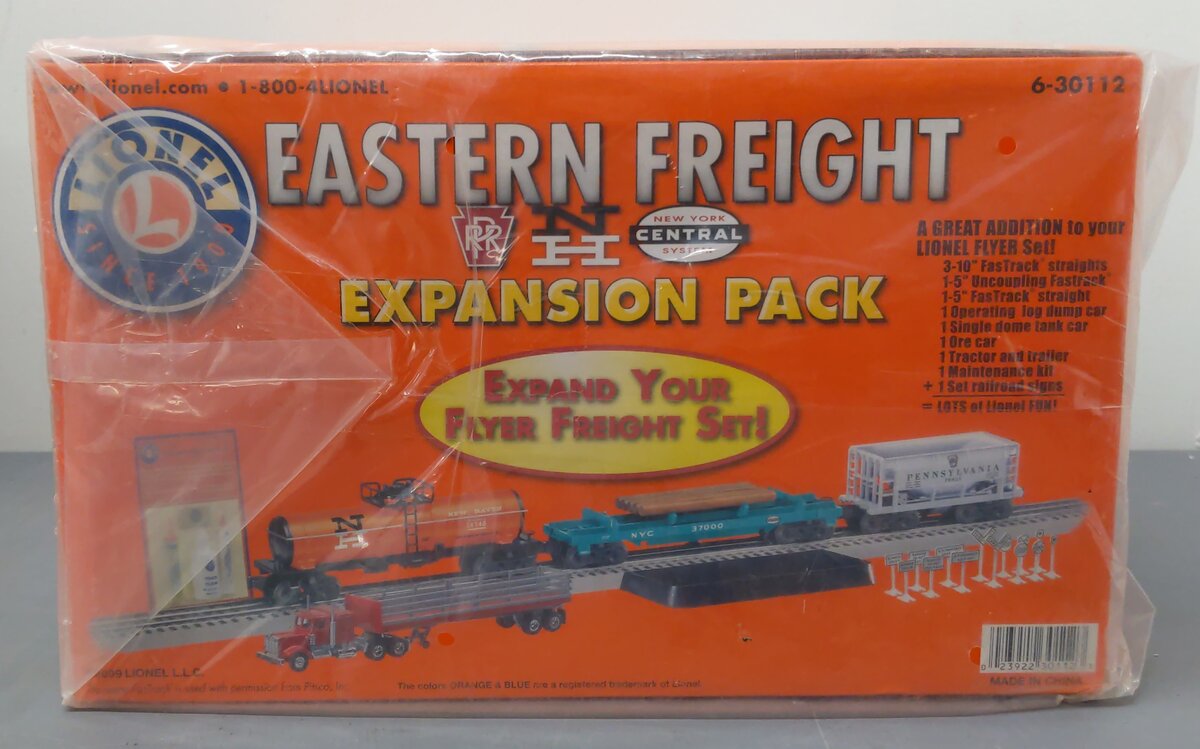 Lionel 6-30112 O Gauge Eastern Freight Expansion Pack MT/Box