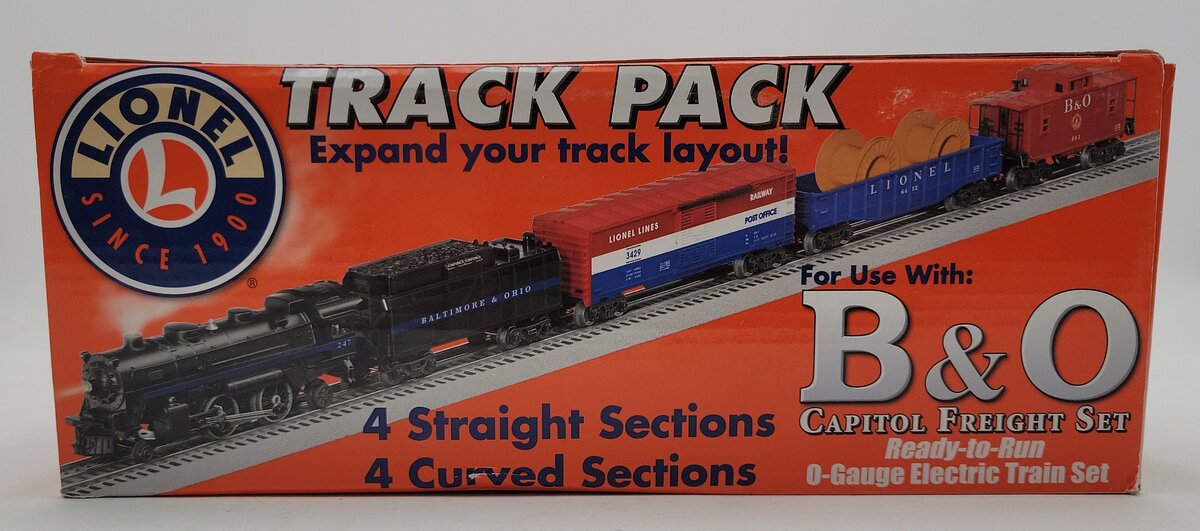 Lionel 7-11157 Track Pack For Use w/ B&O Capitol Freight Set LN/Box