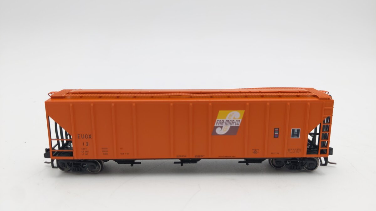 ExactRail EN-53019-3 N Scale Far-Mar Co. Covered Hopper Car #13 LN/Box