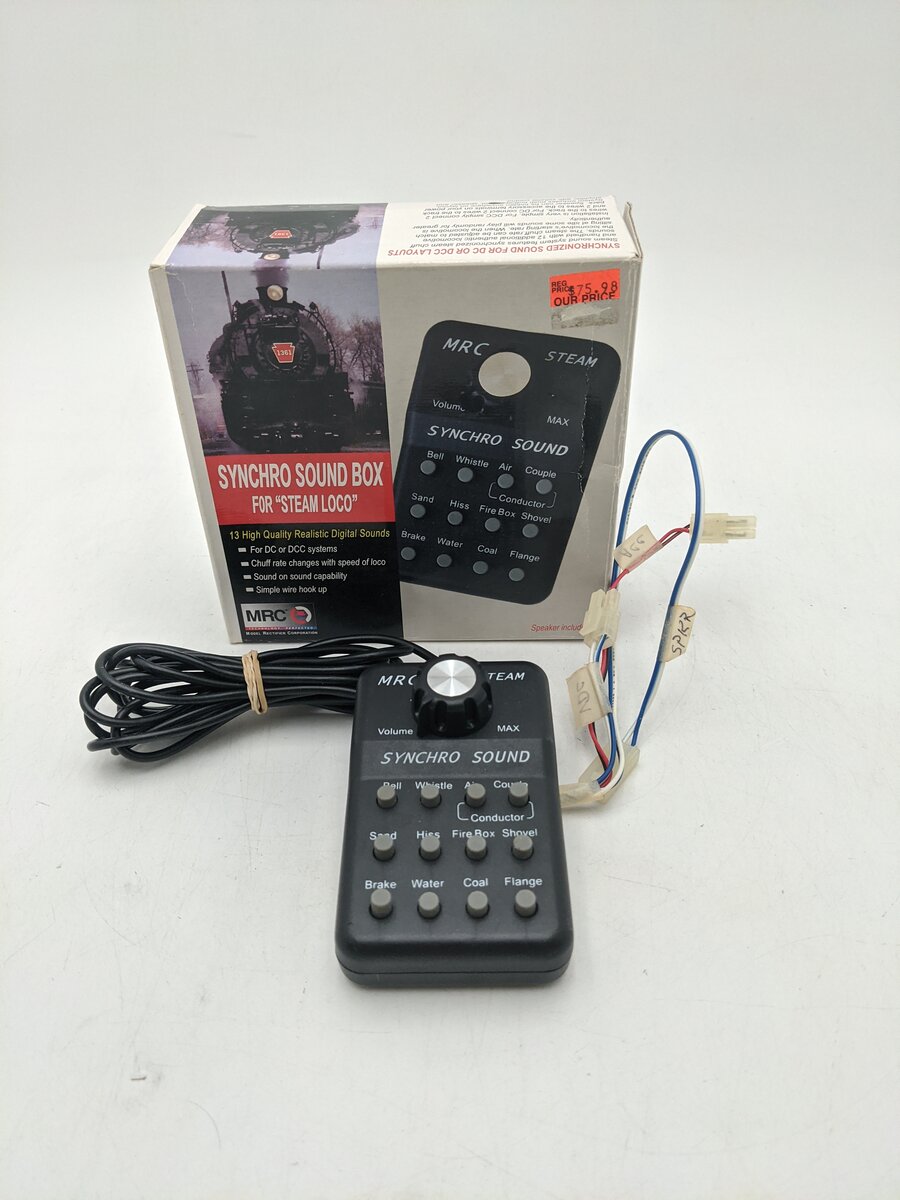 MRC 1022 Synchro Steam Box for Steam Loco (13) Digital Sounds EX/Box