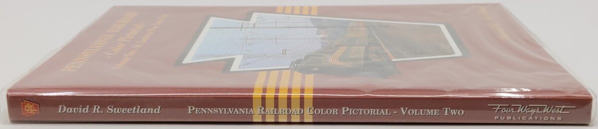 Pennsylvania Railroad Color Pictorial Vol.2 Hardcover Book By David R. Sweetland VG