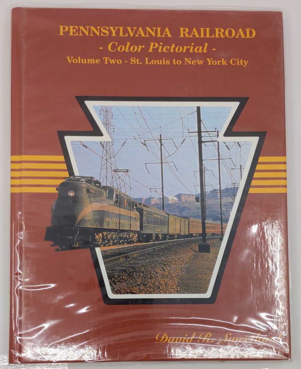 Pennsylvania Railroad Color Pictorial Vol.2 Hardcover Book By David R. Sweetland VG