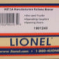 Lionel 1901240 O Gauge Manufactures Railway Boxcar #257 LN/Box