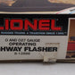 Lionel 6-12888 O Gauge #154 Railroad Crossing Highway Flasher Signal LN/Box