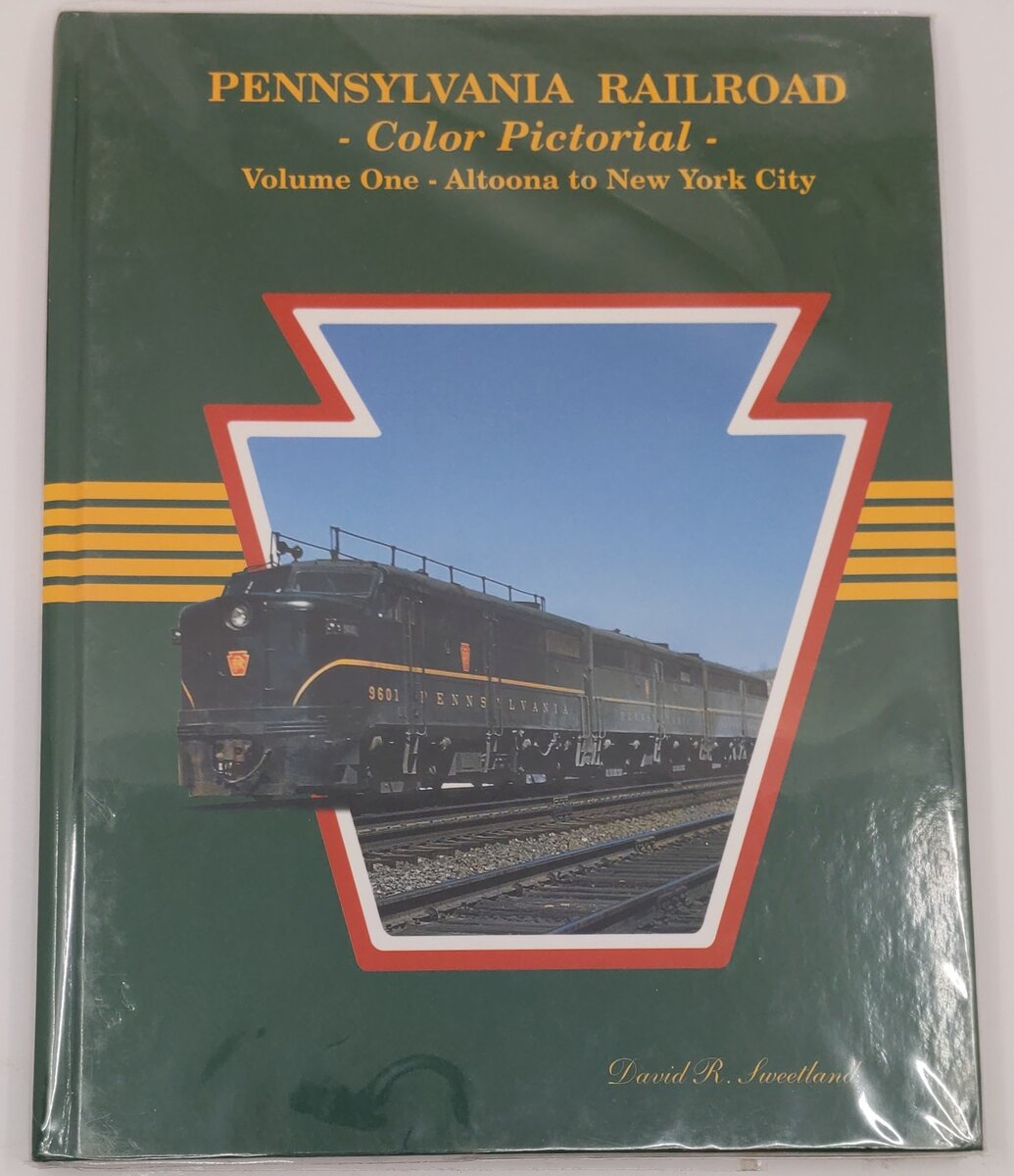 Pennsylvania Railroad Color Pictorial Vol.1 Hardcover Book By David R. Sweetland VG